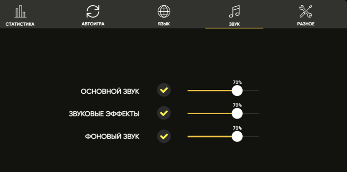 configuración del slot